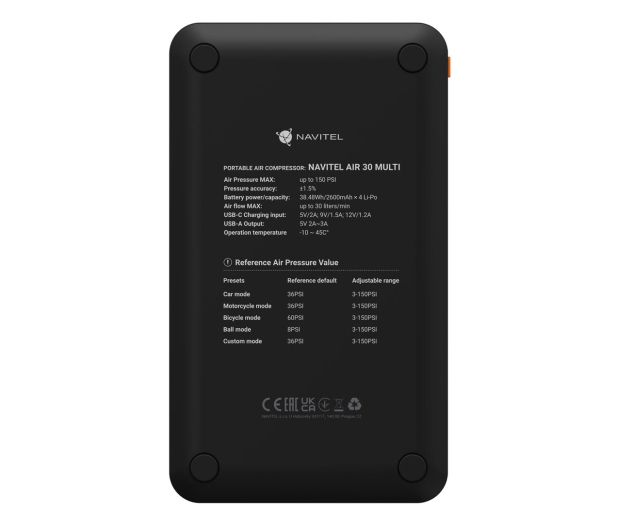 Navitel 3w1 kompresor jump starter powerbank AIR30 MULTI - 1284014 - zdjęcie 3